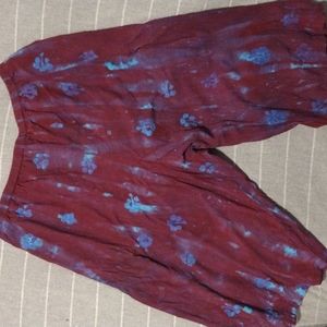 Floral Capri pants and Matching shirt
